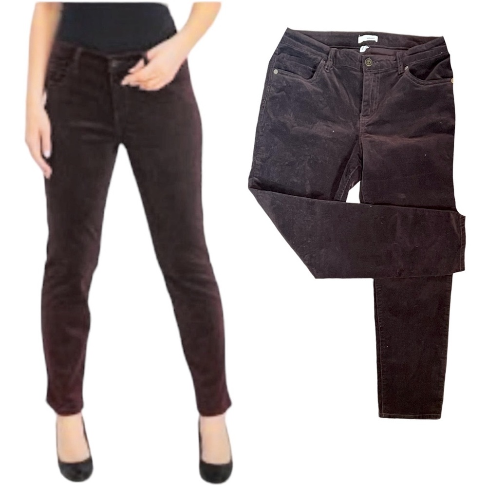 Edyson Brown High Rise corduroy skinny pants size 31p - Picture 1 of 5